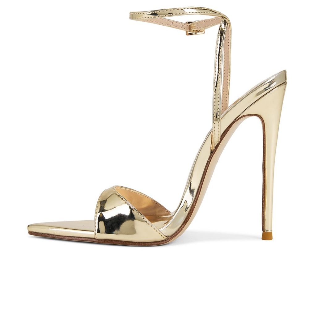 GG Heel in Mirrored Gold - Picture 11 of 11